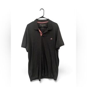 Y2K Aeropostale Black Polo Shirt A87 Logo
